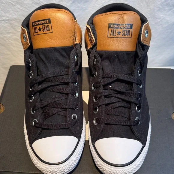 🆕 Converse All Star Black and Brown Sneakers - Picture 2 of 9